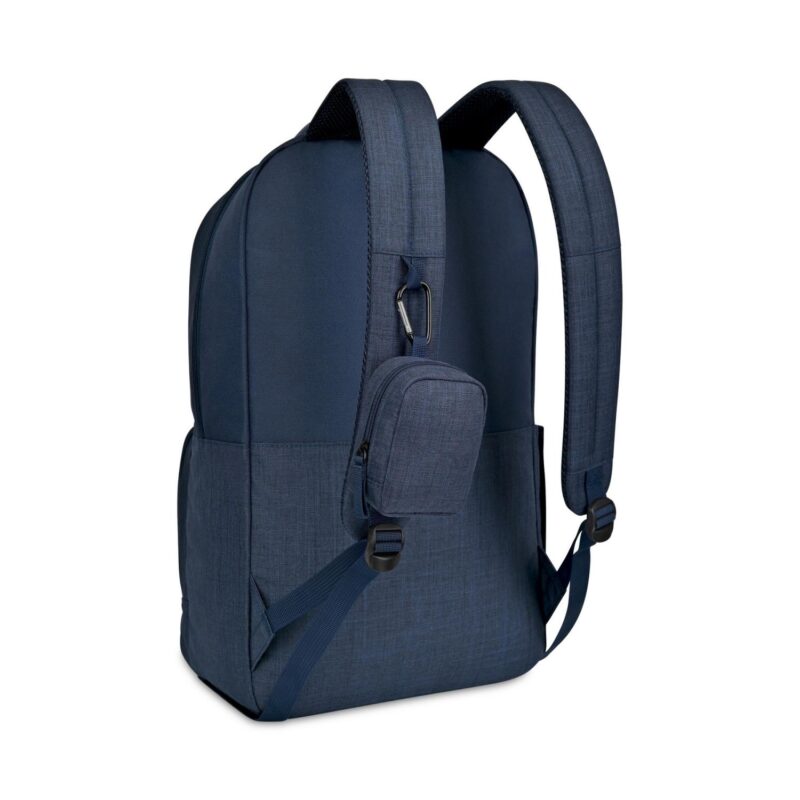 Fletcher Recycled rPET Mini Pouch Bag Charm - Navy Heather - 4