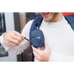 Fletcher Recycled rPET Mini Pouch Bag Charm - Navy Heather - 8