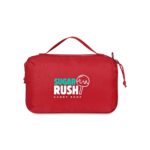 Parker Recycled rPET Dual Zippered Pouch - Red