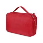 Parker Recycled rPET Dual Zippered Pouch - Red - 3