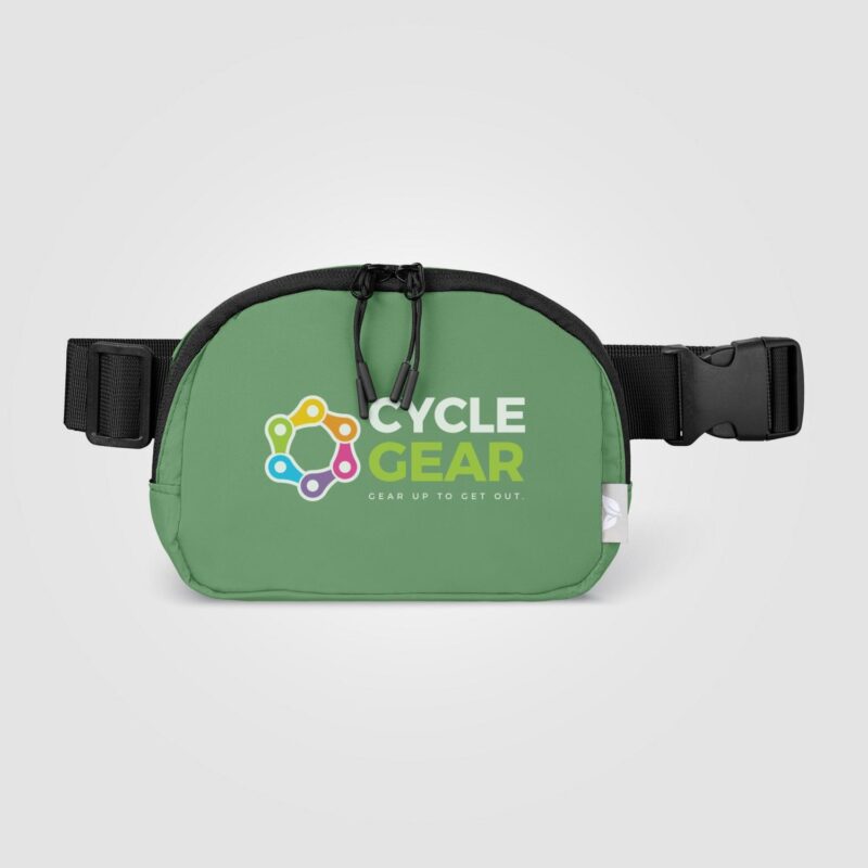 Taiga rPET Nylon Zippered Waist Bag - 40 oz - 3