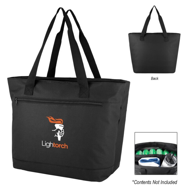 Chill Commuter Rpet 34 Can Split Cooler Tote Bag