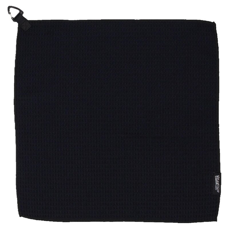 DeadHand Golf 18" x 18" Deep Waffle 100% Recycled PET Golf Towel - 1