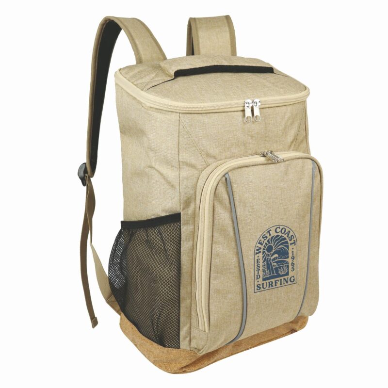 Sustainable Cork & RPET Backpack Cooler - 2