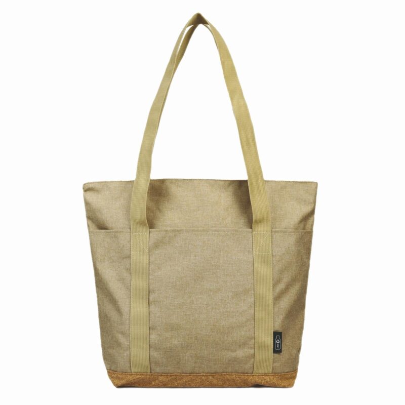 Sustainable Cork & RPET Tote With Zipper - 1